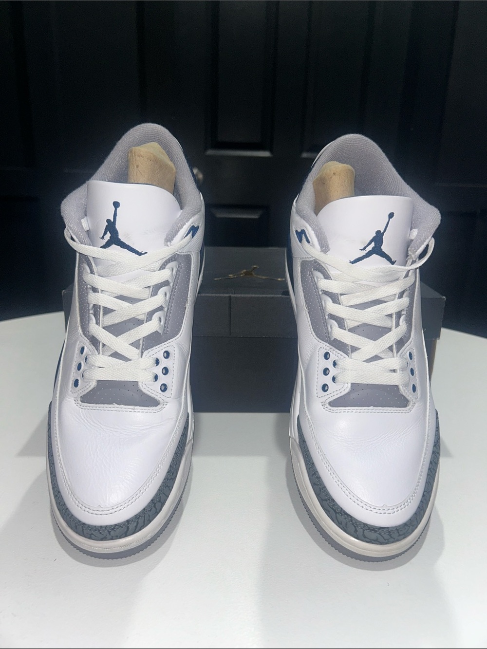 Jordan 3 Retro “Midnight Navy” Men’s Size 11.5 - Picture 3 of 9